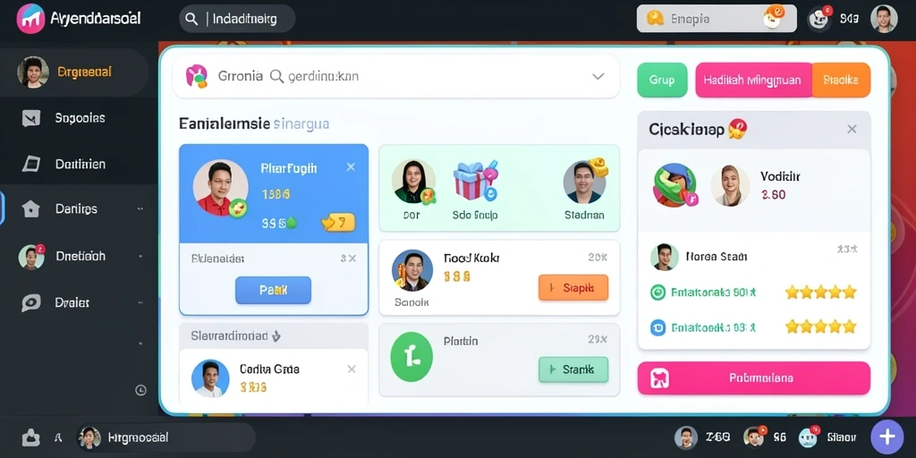 Karakter unik yang dapat dimainkan.