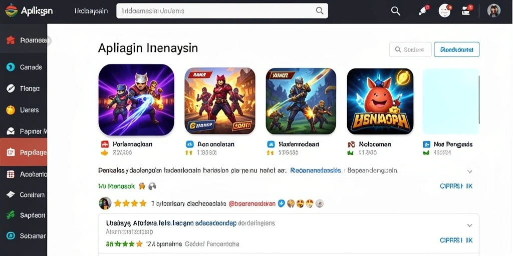 Tampilan antarmuka pengguna yang menarik dan intuitif.
