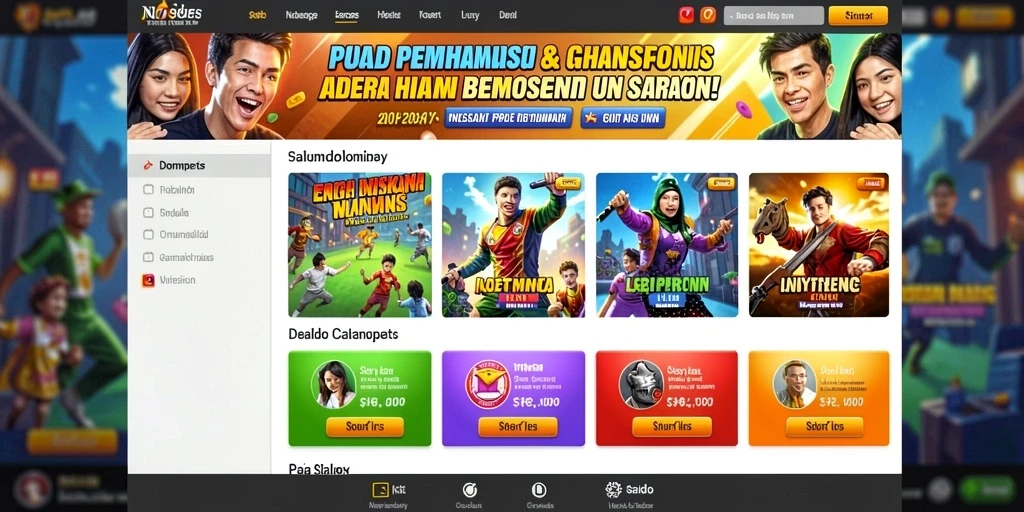 Grafis yang memukau pada setiap level permainan.