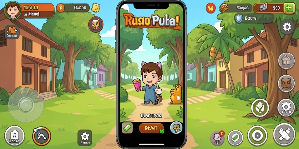 Level yang menantang dan beragam.
