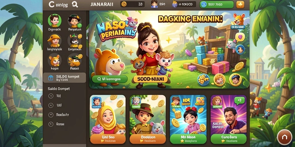 Fitur pembaruan yang selalu menghadirkan konten baru.