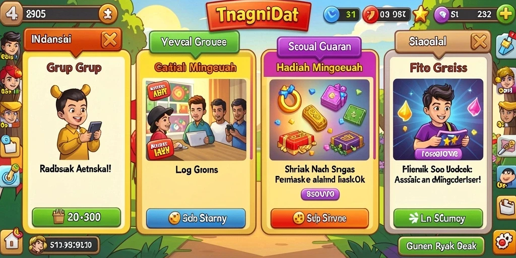 Pengalaman bermain yang mengasyikkan dan seru.
